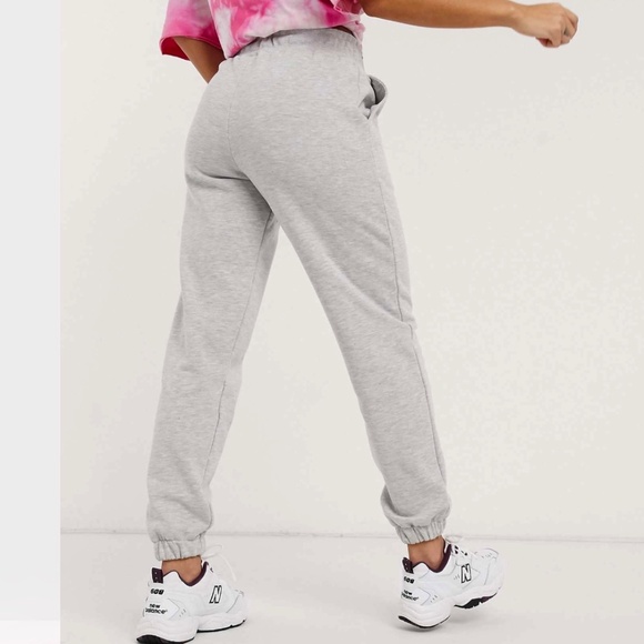 New Collusion Skinny Joggers Sweatpants Heather Grey Size 6 Short Length - Picture 4 of 16